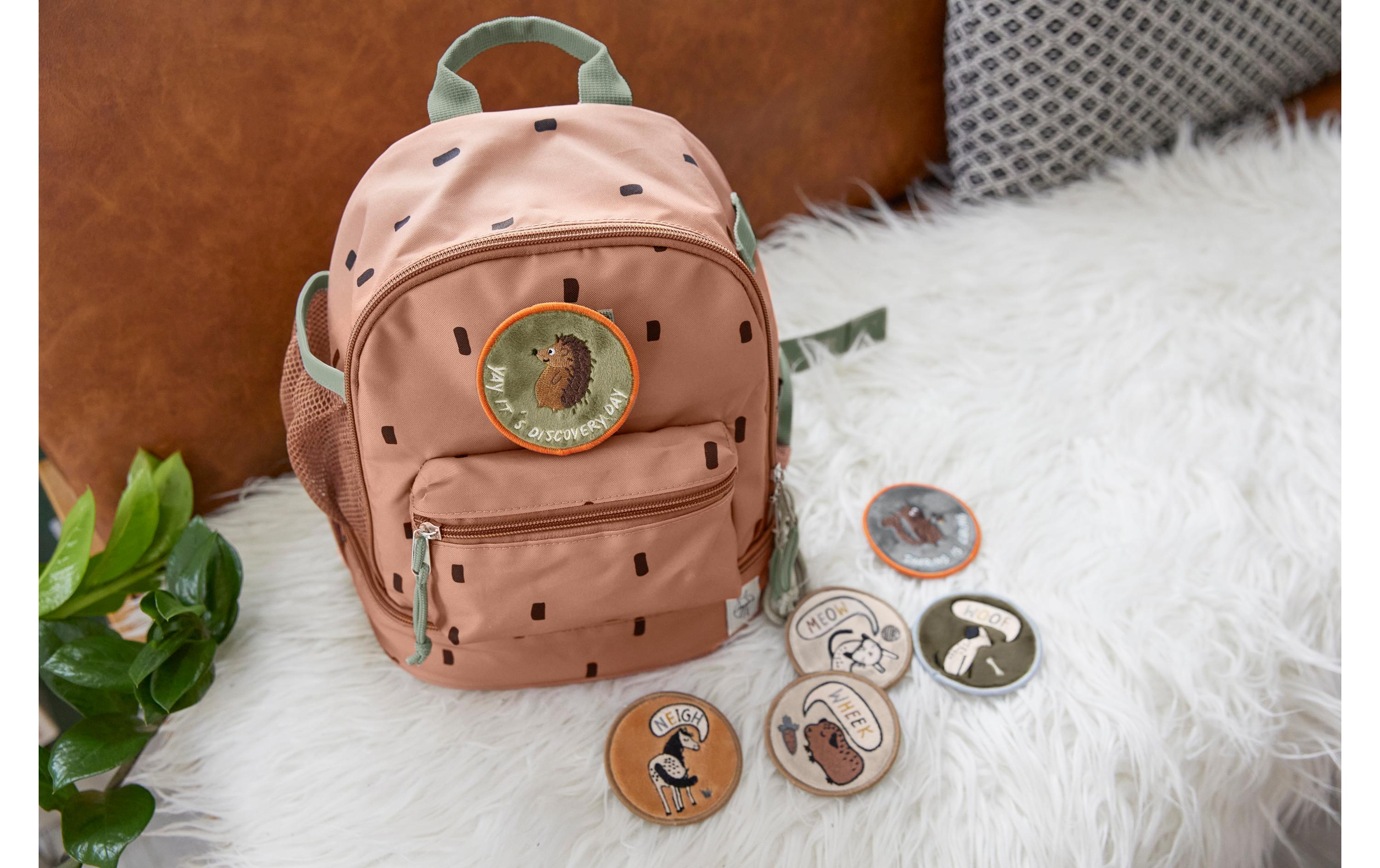 Rucksack Mini Backpack Happy Prints CaramelWasserabweisender Kinderrucksack mit gepolsterten Schultergurten