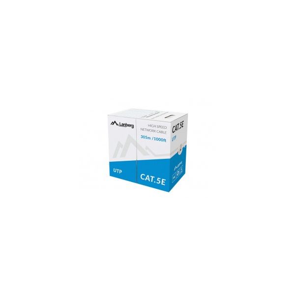 Lanberg Cabo Utp CAT5E 4xAWG24 Flexivel 305m Cinzento - LCU5-10CC-0305-S