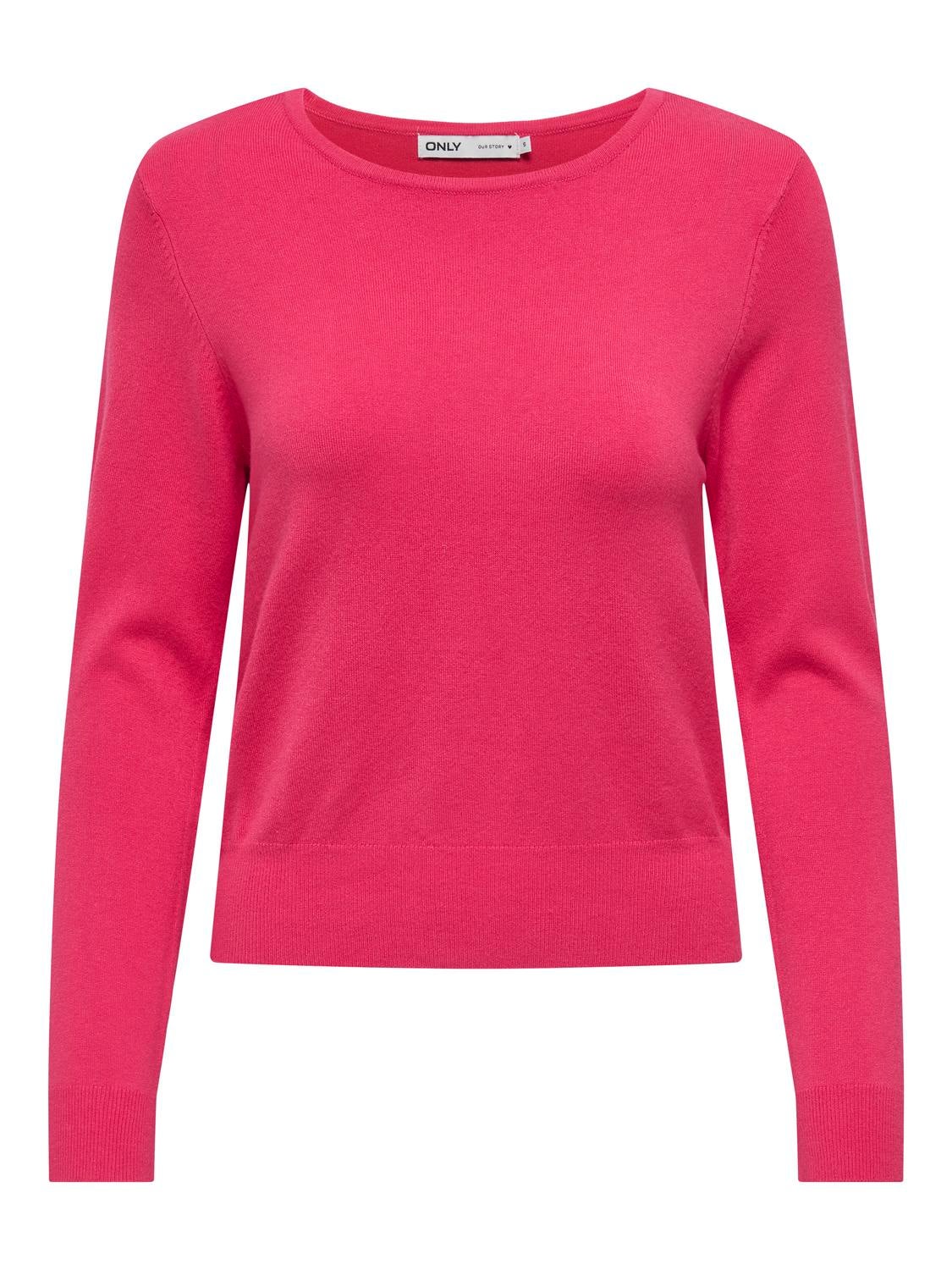 ONLVENICE Strickpullover Raspberry