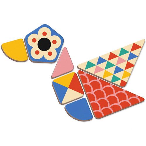 Janod magneetboek tangram - 43st