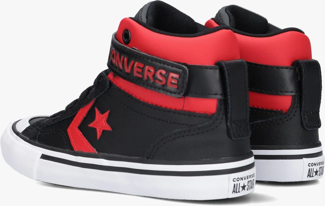 CONVERSE zwarte converse hoge sneaker pro blaze strap