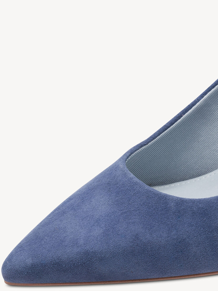 Leren Slingpumps - blauw