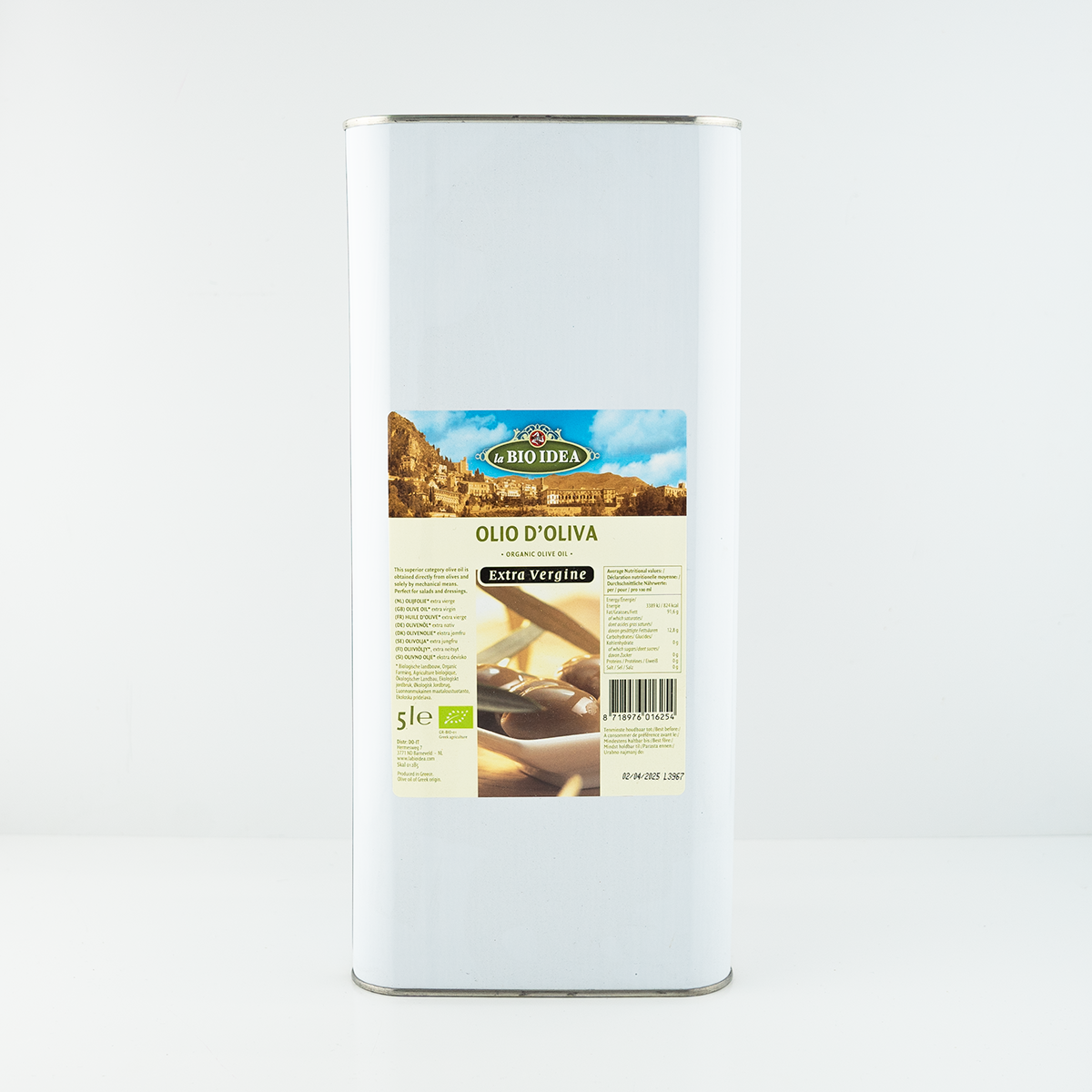 La Bio Idea Olijfolie extra vierge 5 liter