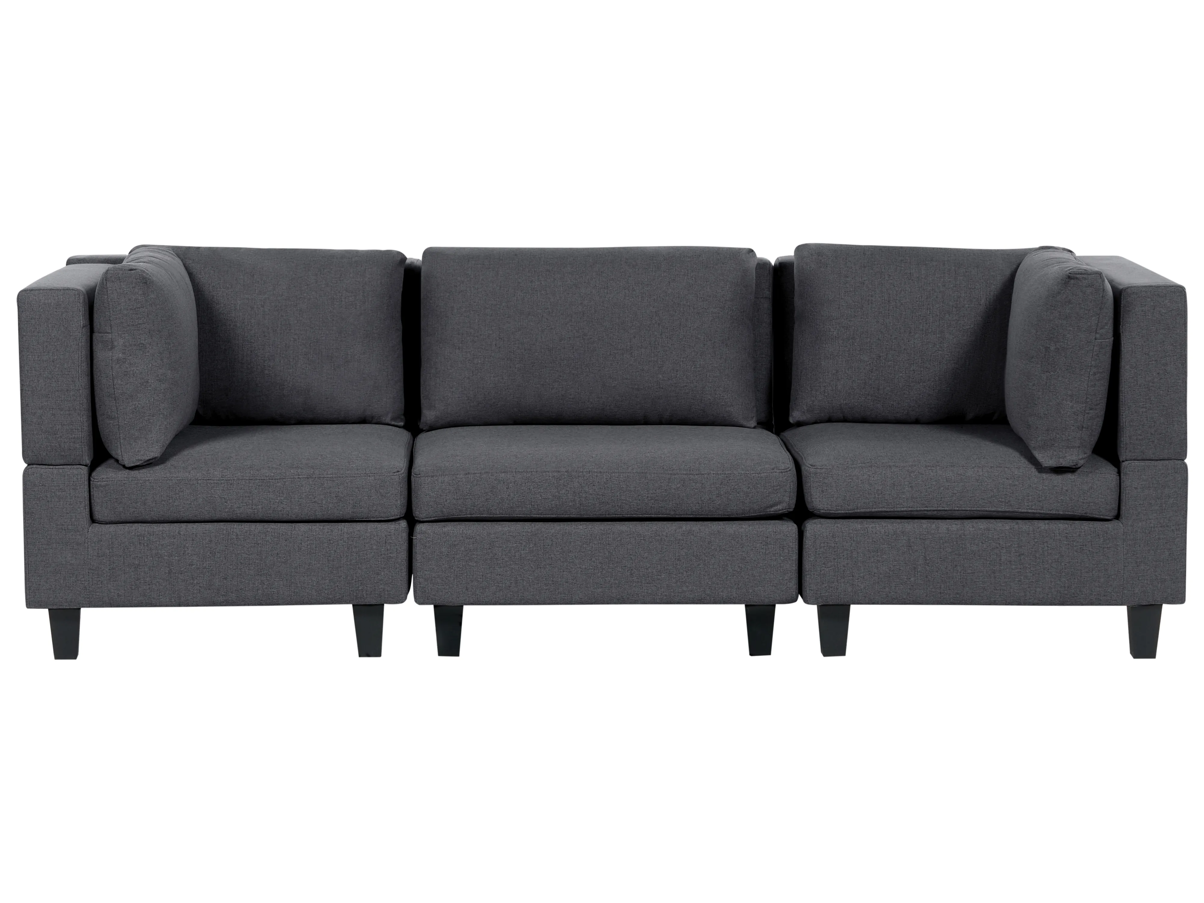 Modulaire bank 3-zits UNSTAD Stof Donkergrijs