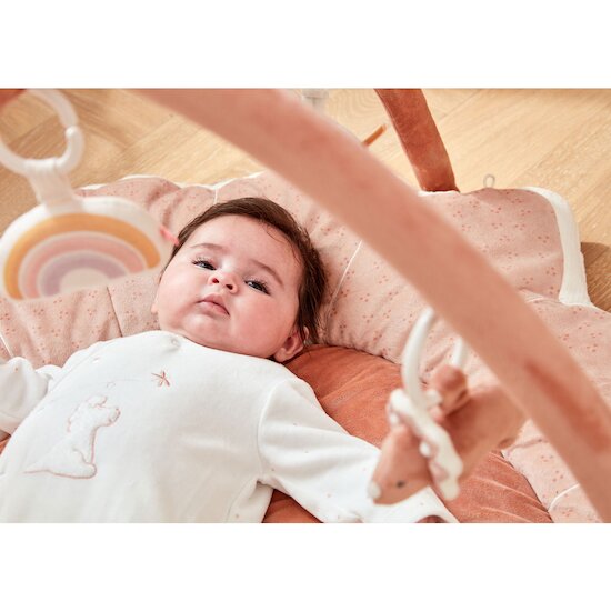 Popsie, Gigi & Louli Tapis d'éveil Popsie Veloudoux   Rose poudré        de               Noukies