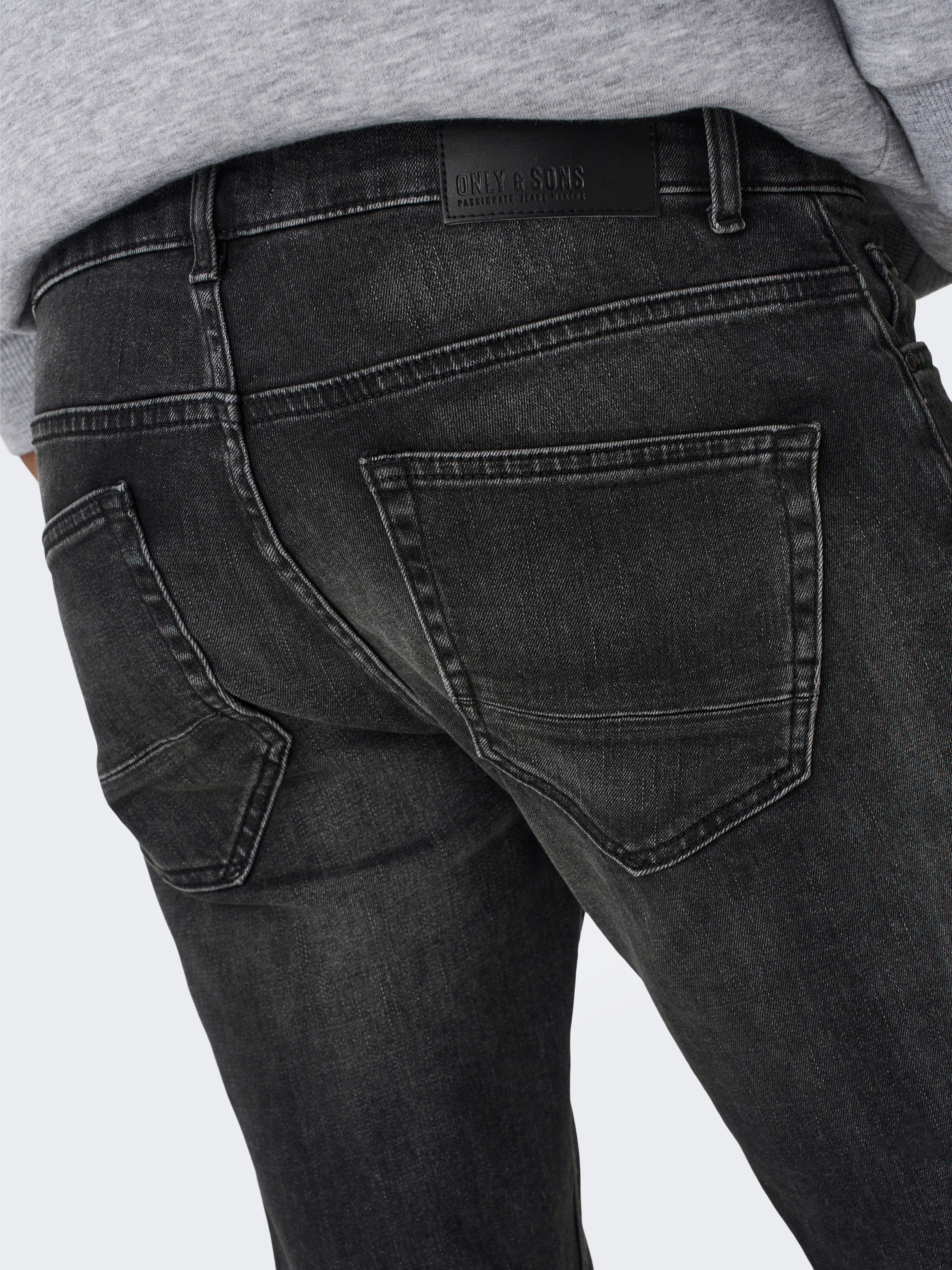 ONSWEFT Mid Rise Normal geschnitten Jeans Grey Denim
