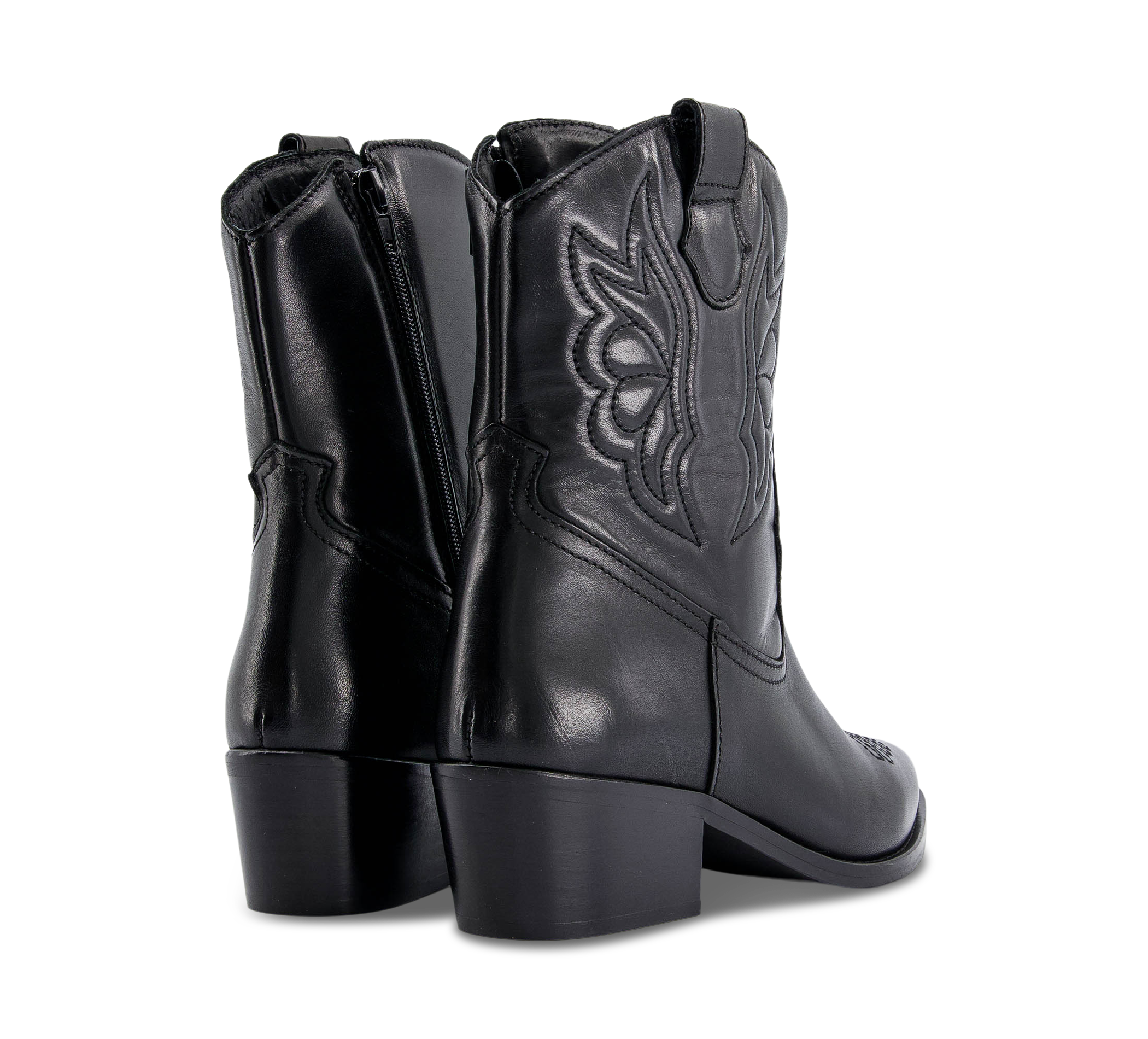 1874 by Walder Klassische Stiefelette schwarz