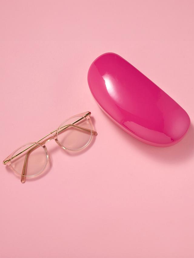 Pink Case mit grauem Interieur