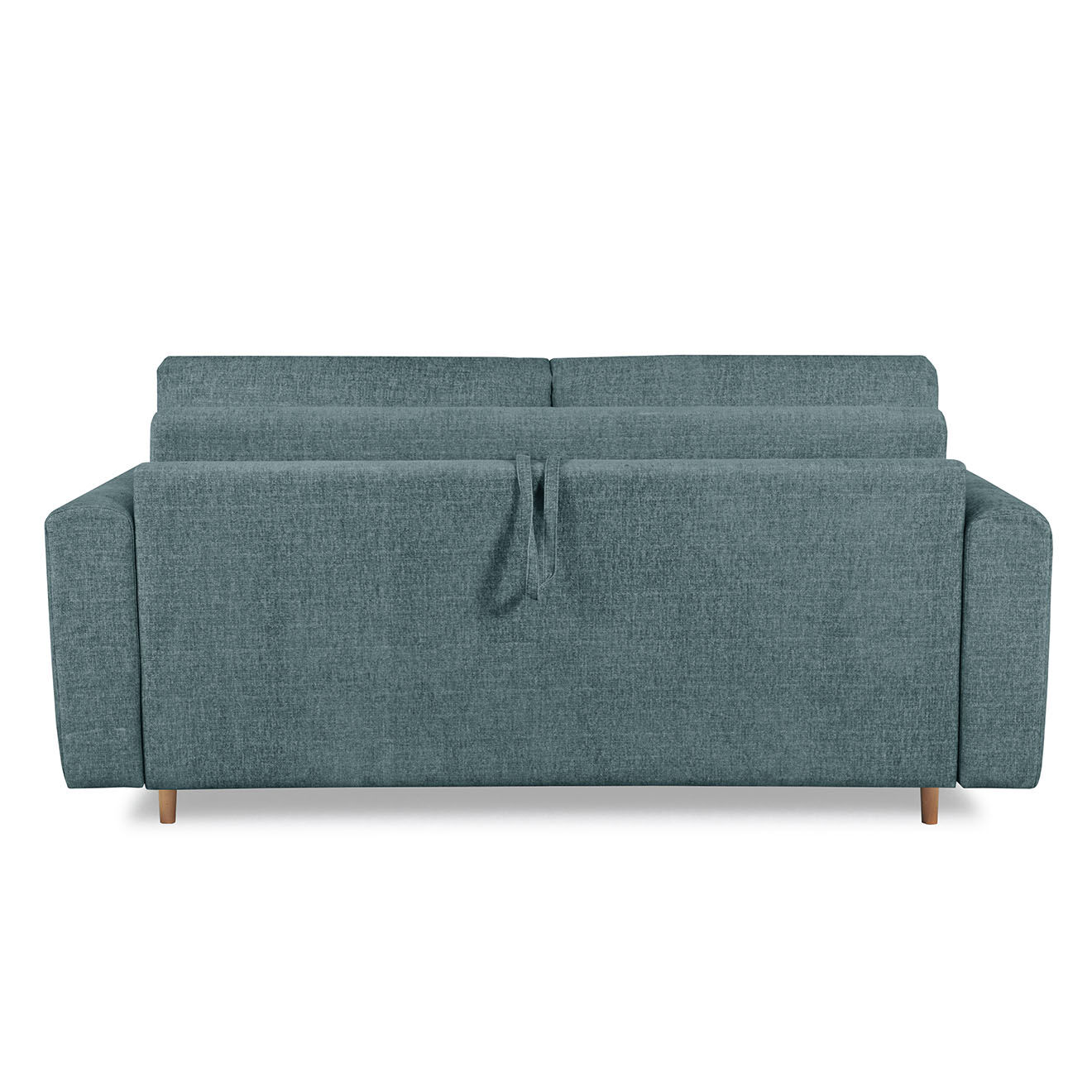 Bobochic Canapé droit cocoone convertible express  bleu foncé - 200x105x98 cm
