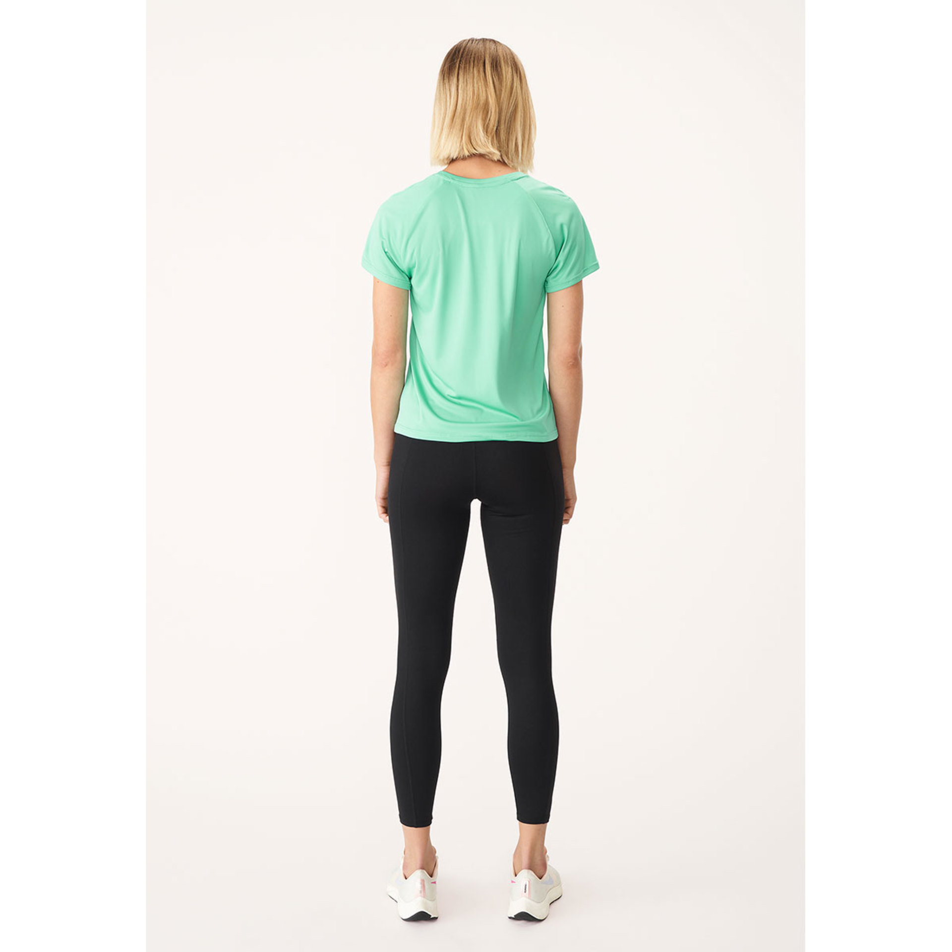 Röhnisch Active Logo Hardloopshirt Korte Mouwen Groen Dames