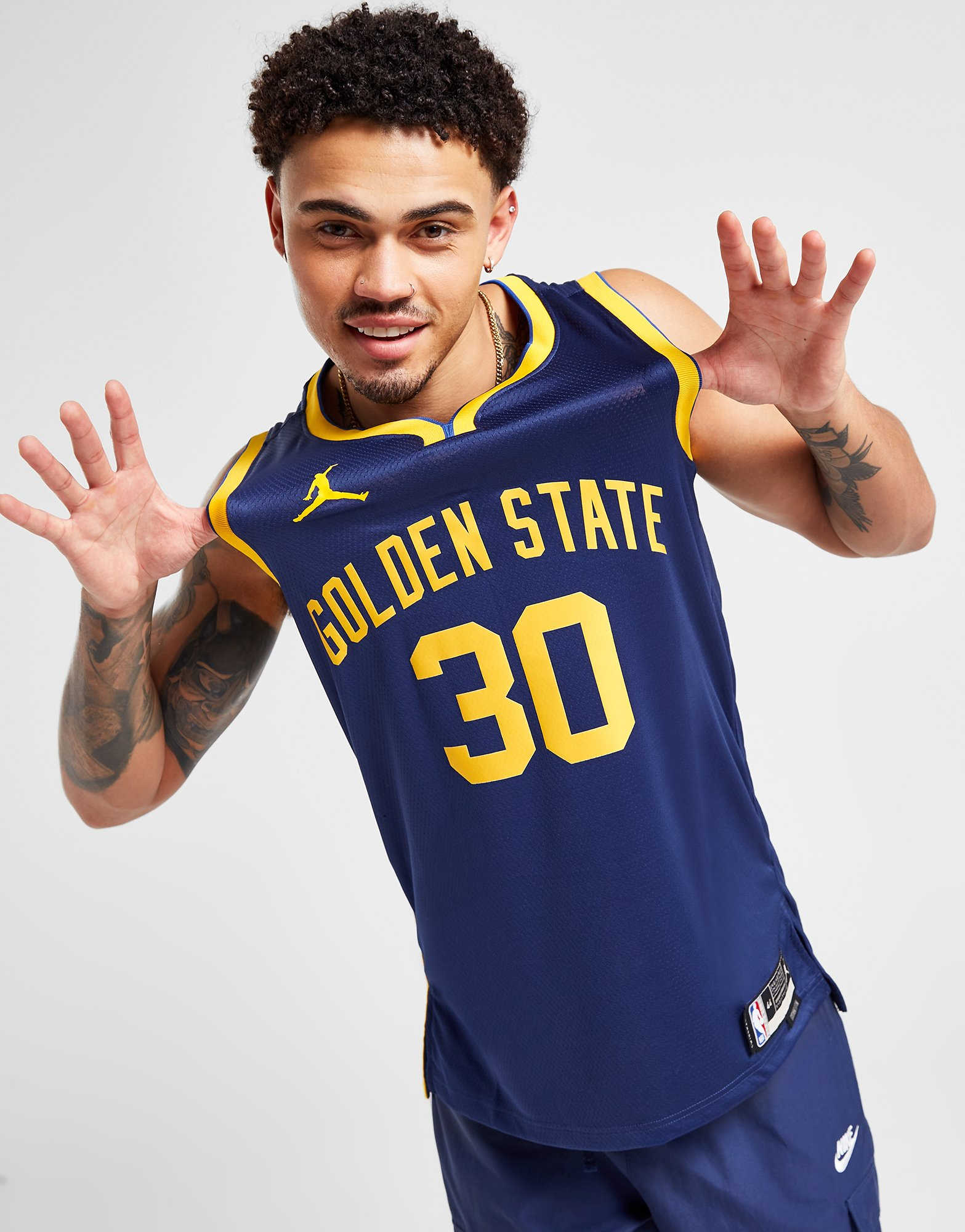 Jordan Maillot Jordan Dri-FIT NBA Swingman Golden State Warriors Statement Edition