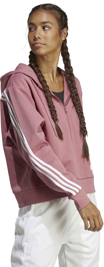 adidas Future Icons 3-Stripes Full-Zip hættetrøje Pink