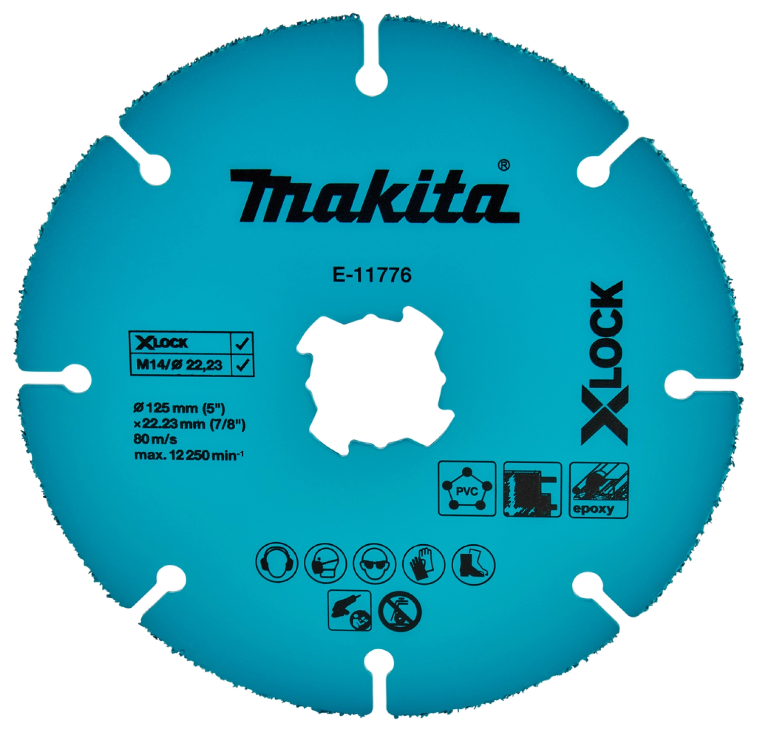Makita E-11776 X-Lock Diamantdoorslijpschijf - 125x22,23x2mm