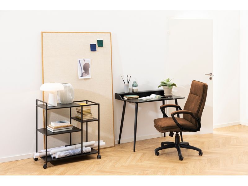 AC Design Bürostuhl Brad, mit Armlehnen und Bremsrollen, Ca Moderner Schreibtischstuhl in edler Optik
