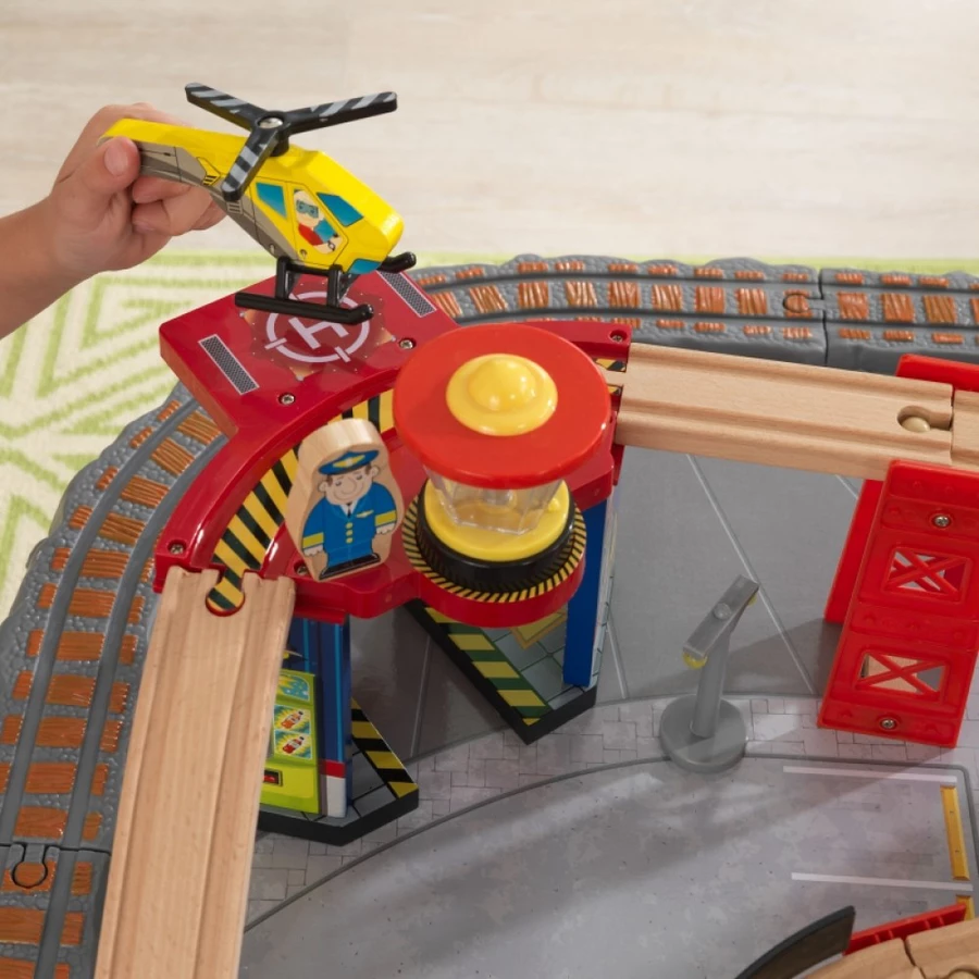Kidkraft® Wasserfall Eisenbahntisch & Spielset