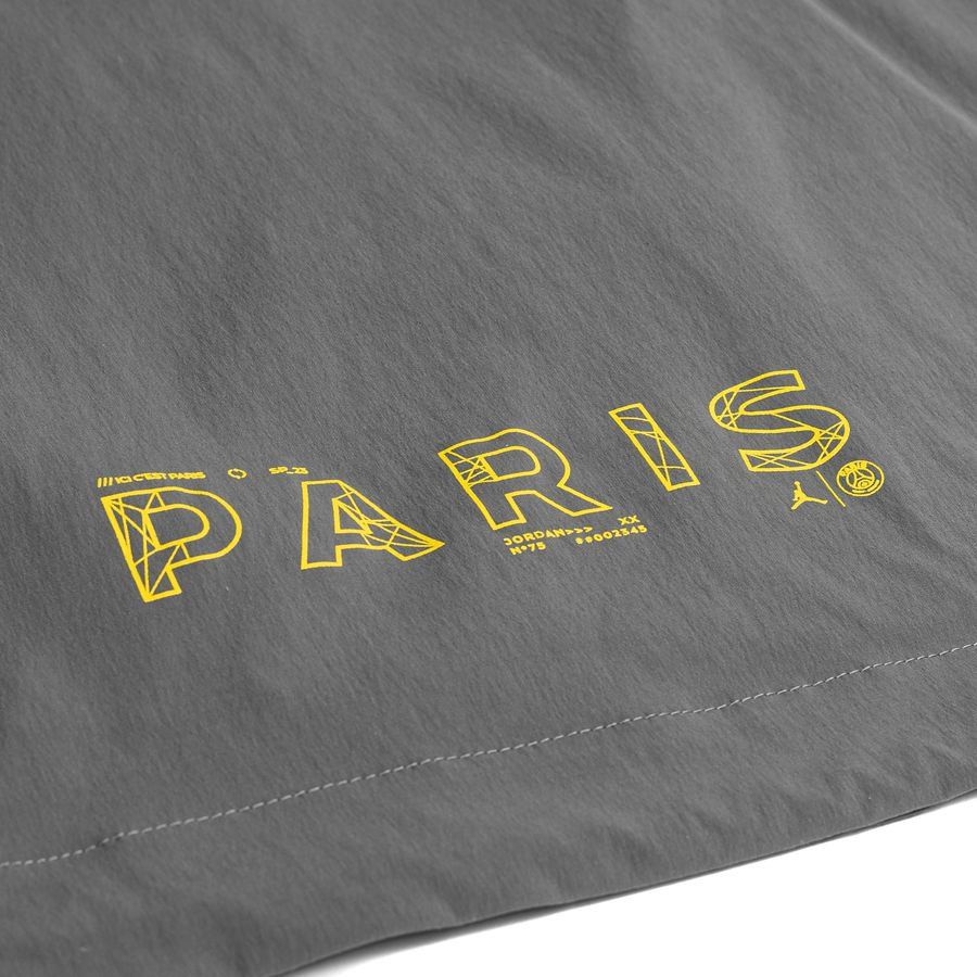 Paris Saint-Germain Veste Woven Jordan x PSG - Gris/Jaune