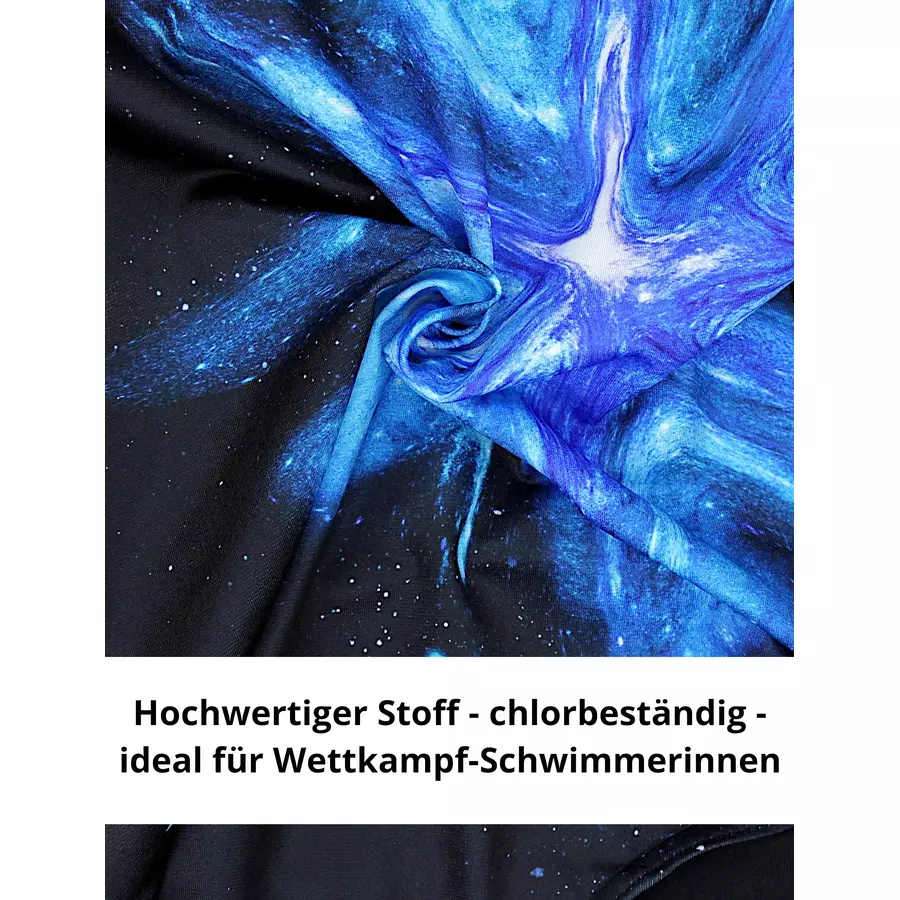 Aquarti Mädchen Badeanzug Chlorresistent Muscleback Wassersport türkisblau