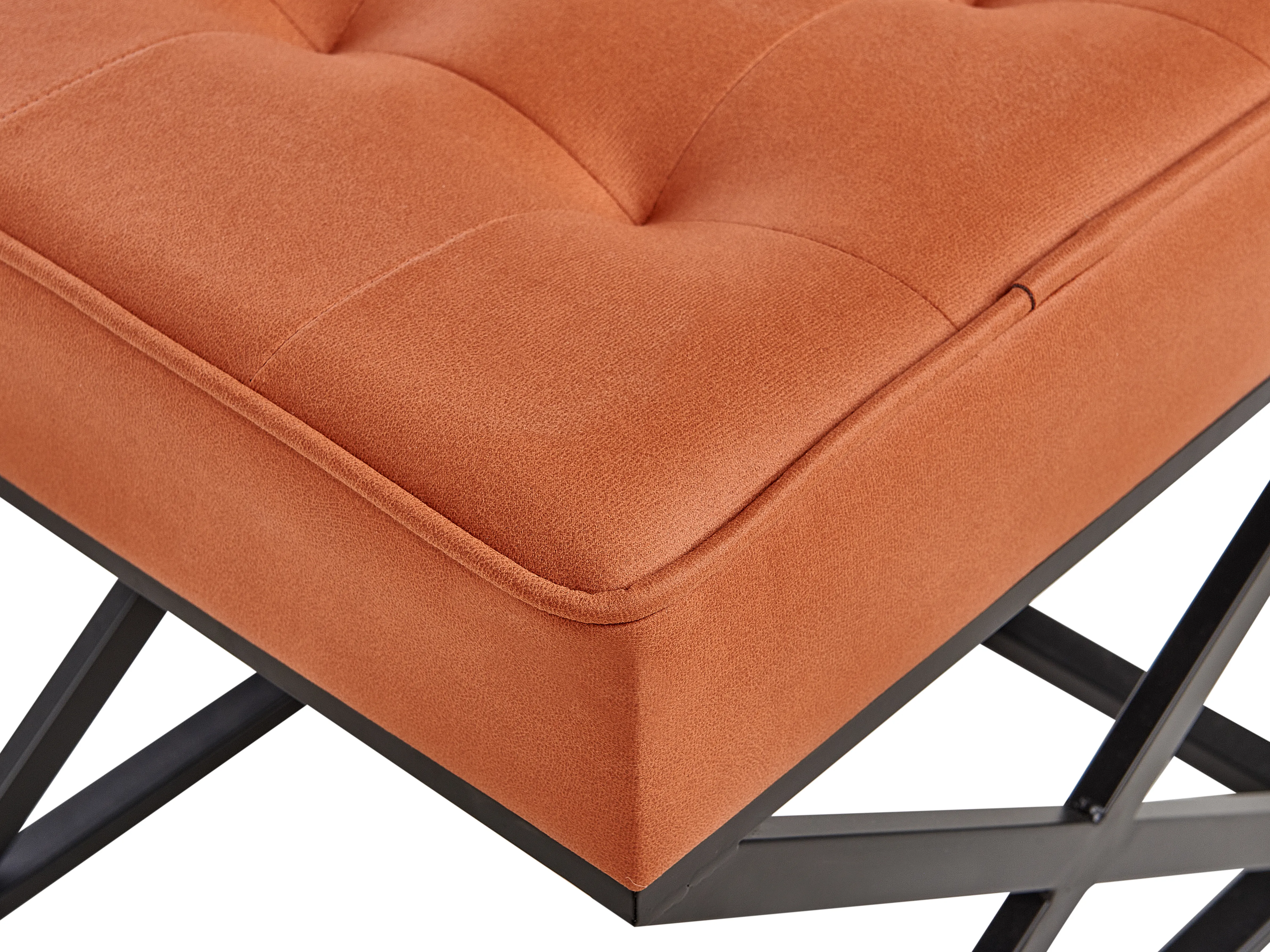 Hocker MURDO Kunstleer Oranje