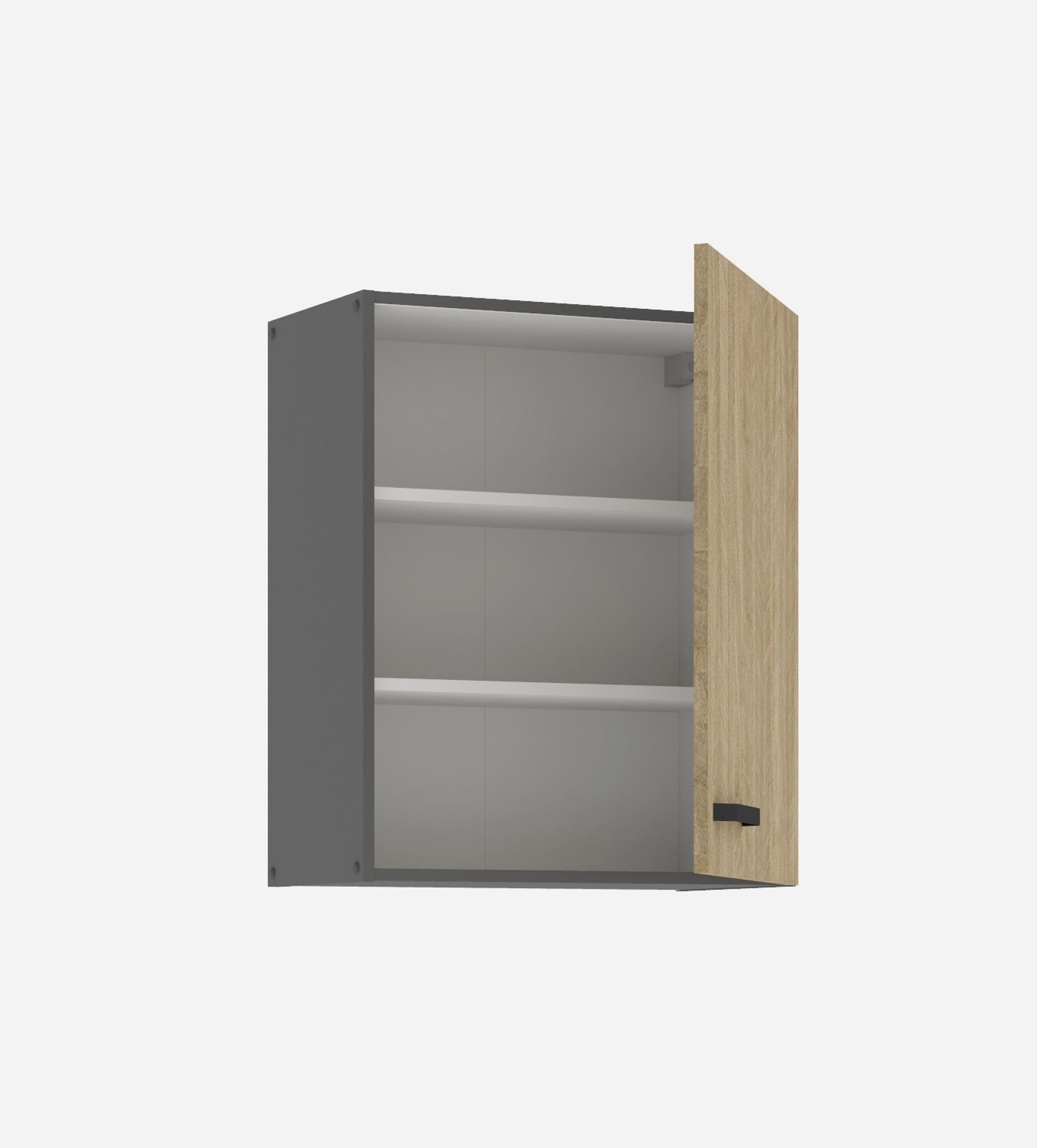 Küche SCANDI Hängeschrank 60 cm Fischgrät Küchenzeile Küchenblock Einbauküche