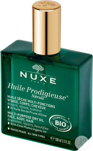 Nuxe Huile Prodigieuse Néroli Huile Sèche Multi-Fonctions Visage-Corps-Cheveux Toutes Peaux 100ml