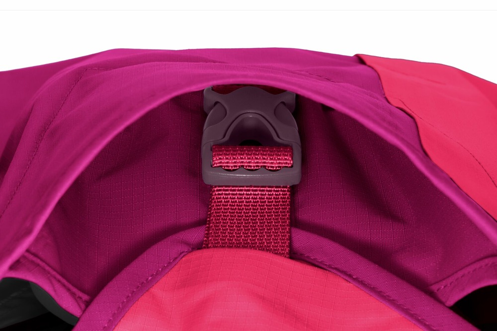 Veste imperméable étanche et coupe-vent sun shower™ avec passage pour la laisse. Couleur: hibiscus pink (rose), taille: l