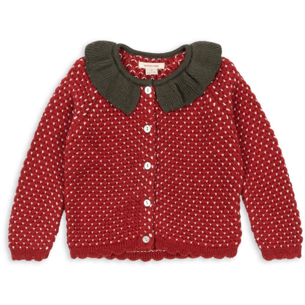 Køb Konges Sløjd Barbados Cherry Strawberry Cardigan