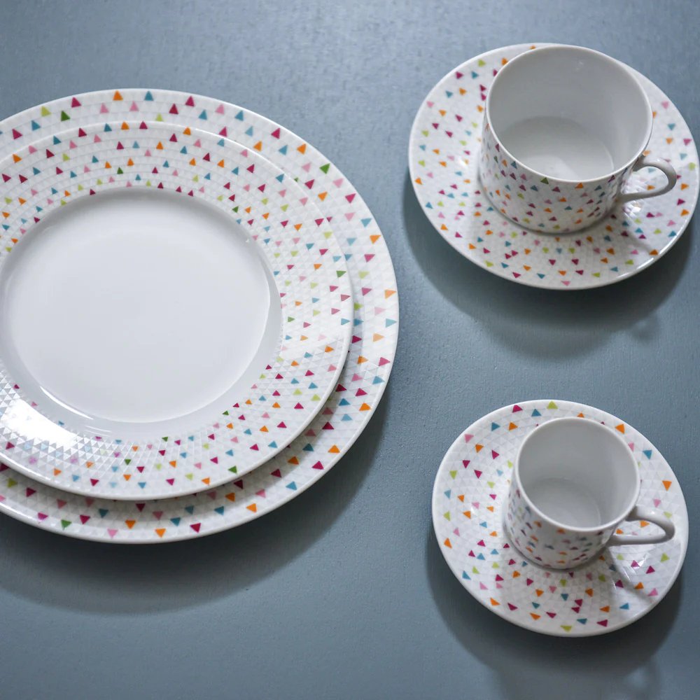 Assiette plate Manaos 27 cm (lot de 6) Table passion