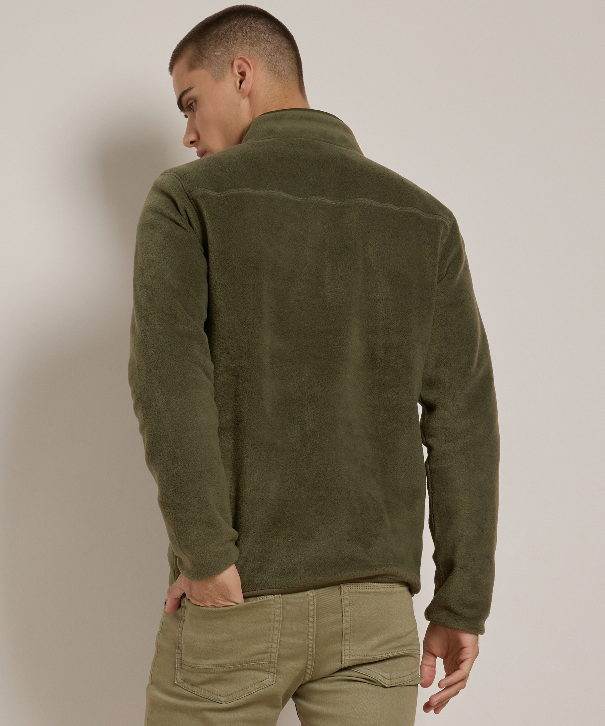 basic fleece trui