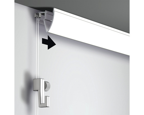 Schilderijrail All-In-One Up Rail 2 wit