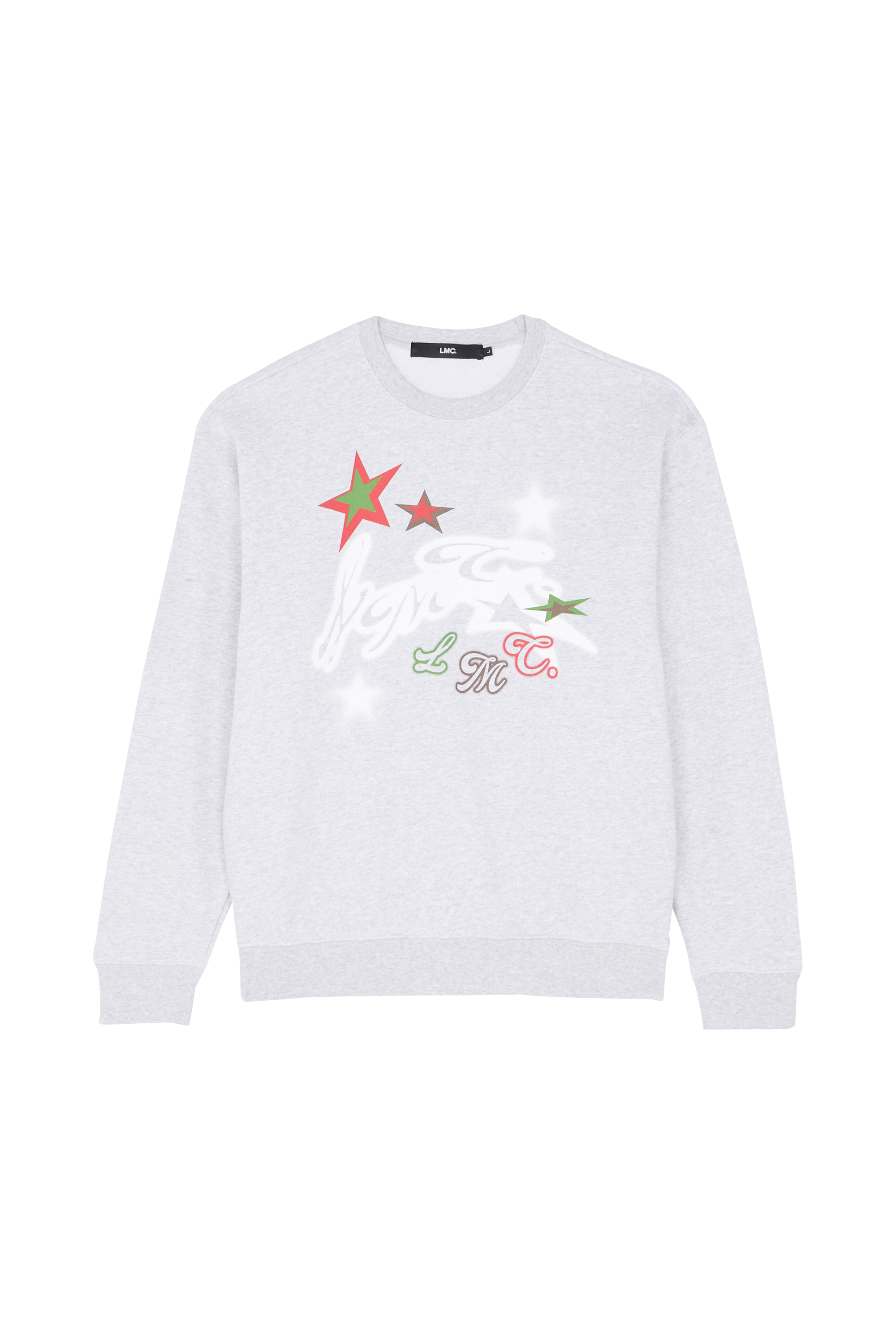 LOST MANAGEMENT CITIES Sweatshirt TWINKLE STAR SWEATSHIRT Gris