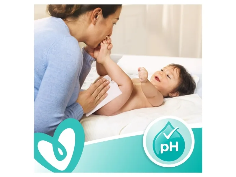 Pampers 81687213, Vådservietter til baby, Dermatologisk testet, Allergivenlig, Neutral pH, Parfumefri