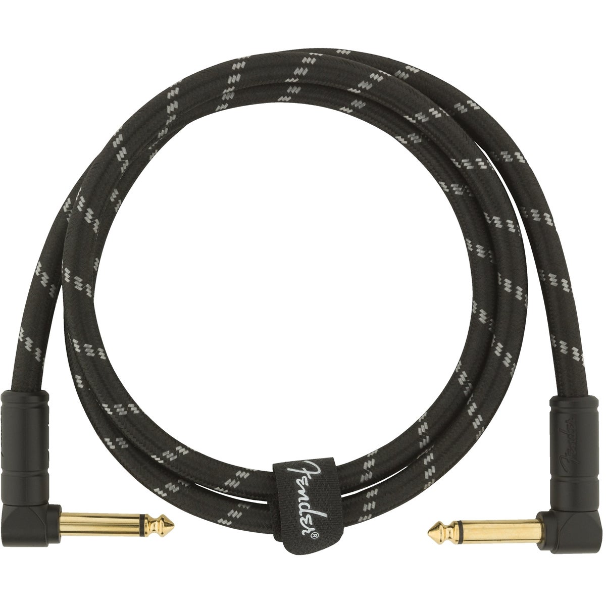 Fender Deluxe Cables instrumentkabel 90 cm zwart tweed