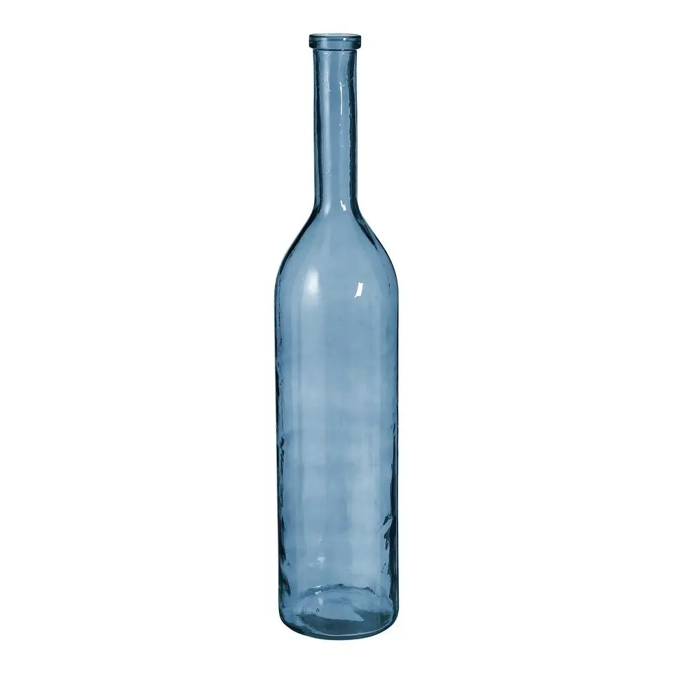 Mica Decorations Rioja Decoratieve Fles H100 x Ø21 cm Lichtblauw