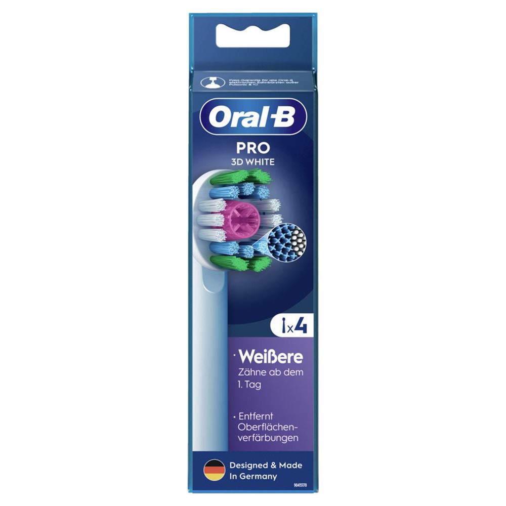 ORAL-B Aufsteckbürsten 3D White Pro 4 Stk