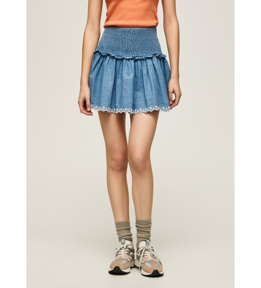 Saia azul Dolly da Pepe Jeans