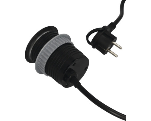 Inbouw-tafelcontactdoos, 1x geaard, 1x USB-C, 1,5 m kabel