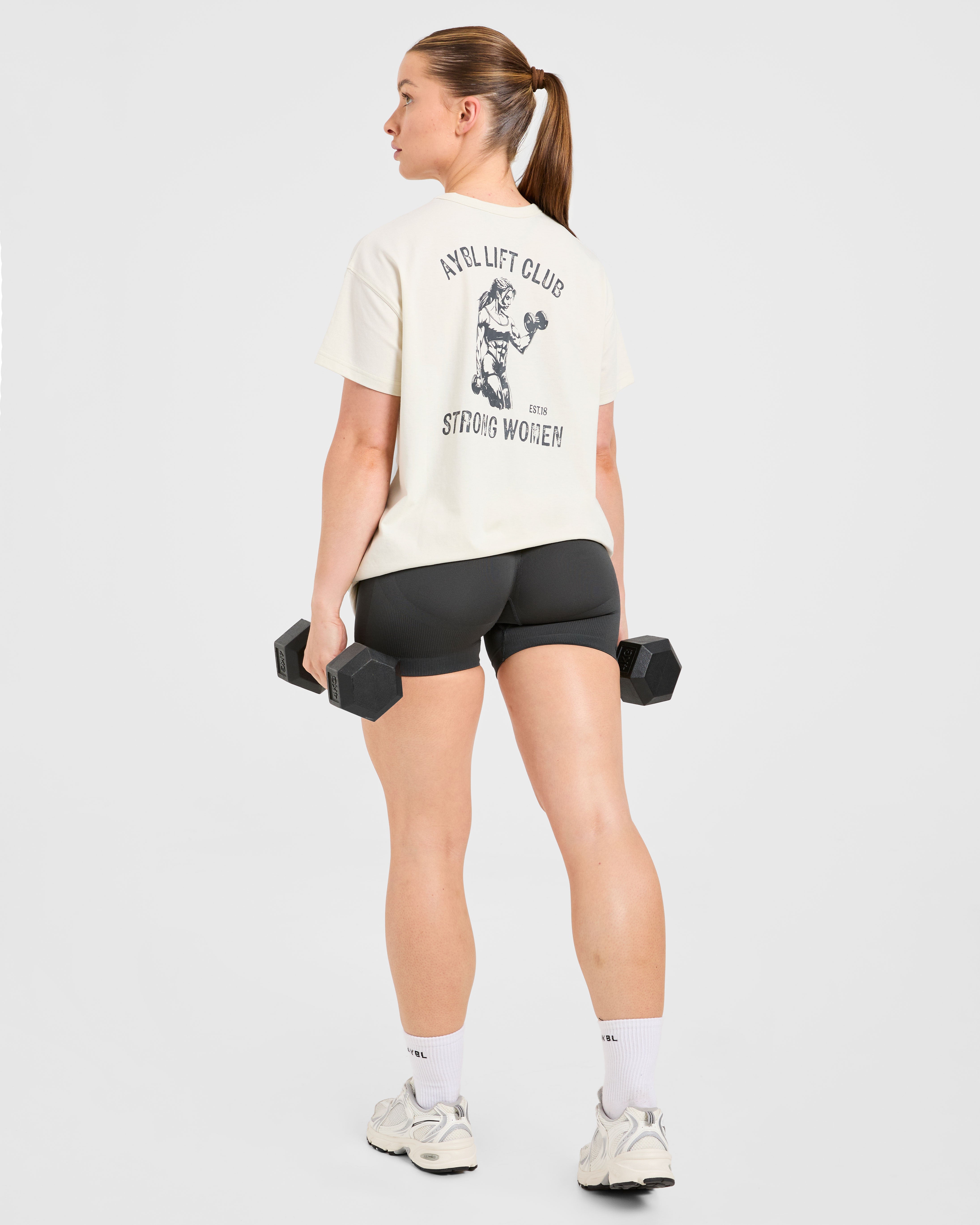 Strong Women Graphic Oversized T Shirt
