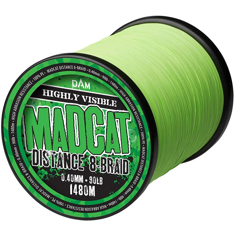 Tresse Silure Madcat Distance Braid Vert