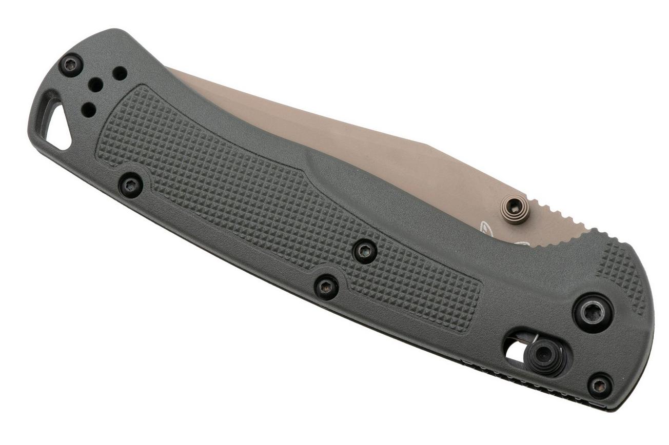 Benchmade Taggedout 15536TN-02 Tan Cerakote Elmax, Deep Olive Grivory, jachtzakmes