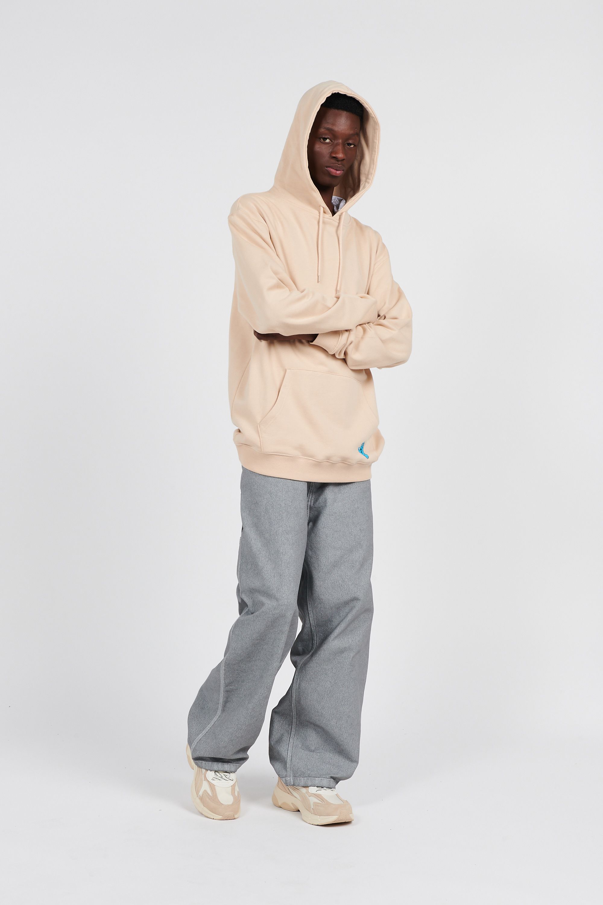 SANTA CRUZ Hoodie Platter Hood Beige