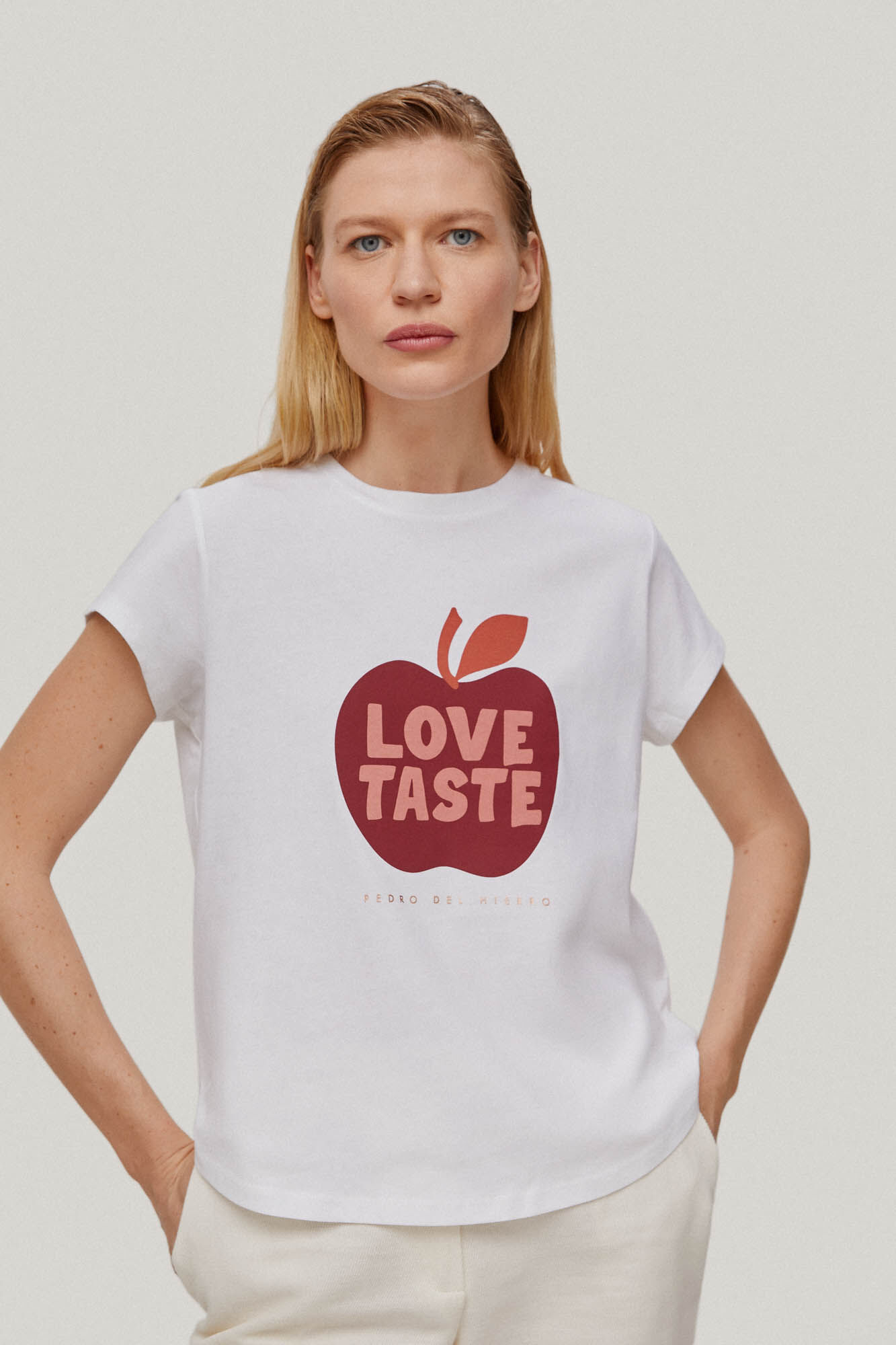 Camiseta de manga curta com estampa gráfica - Off-white