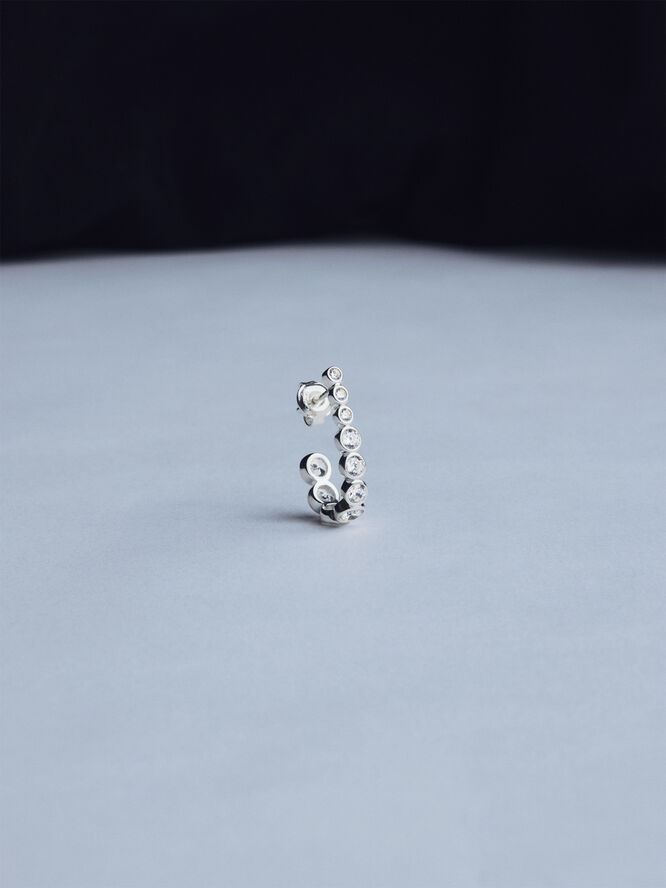 Ragbag Studio Oda Earrings Silver