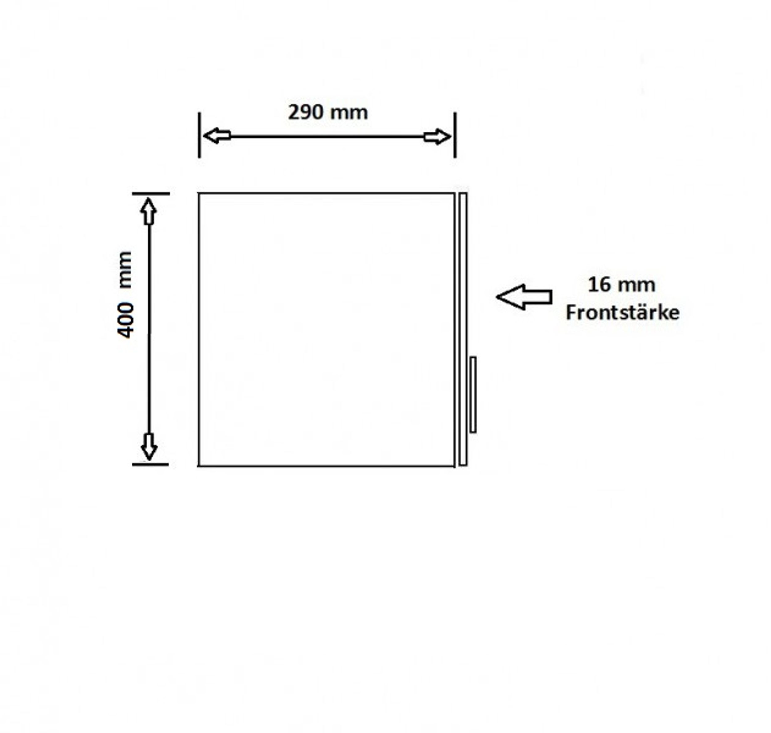 EKO White Hängeschrank 60 Weiss matt Küchenzeile Küchenblock Küche Einbauküche
