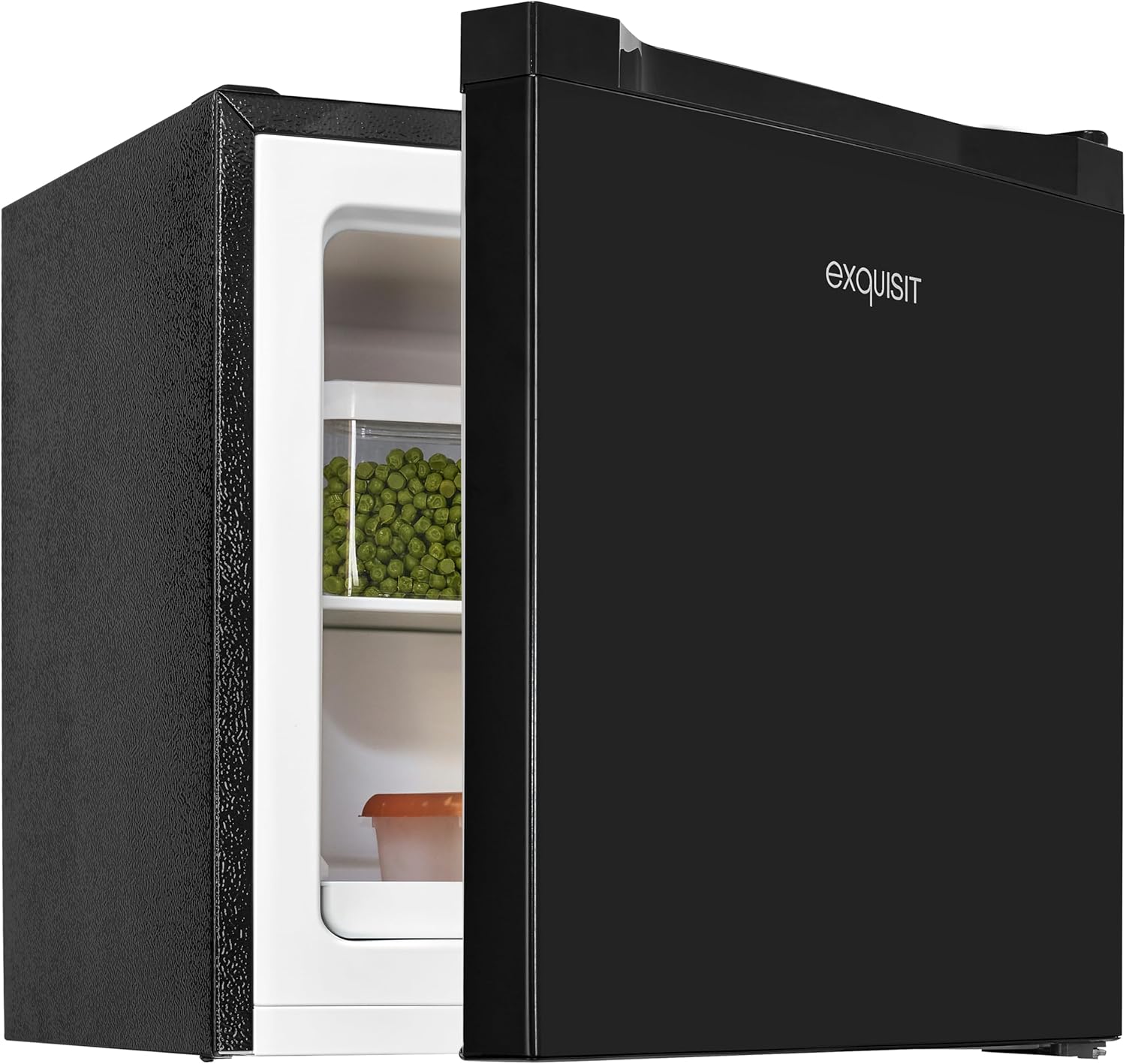 Exquisit GB40-050C – Schwarzer Tisch-Gefrierschrank, 31L, Energieeffizienz C, 39 dB