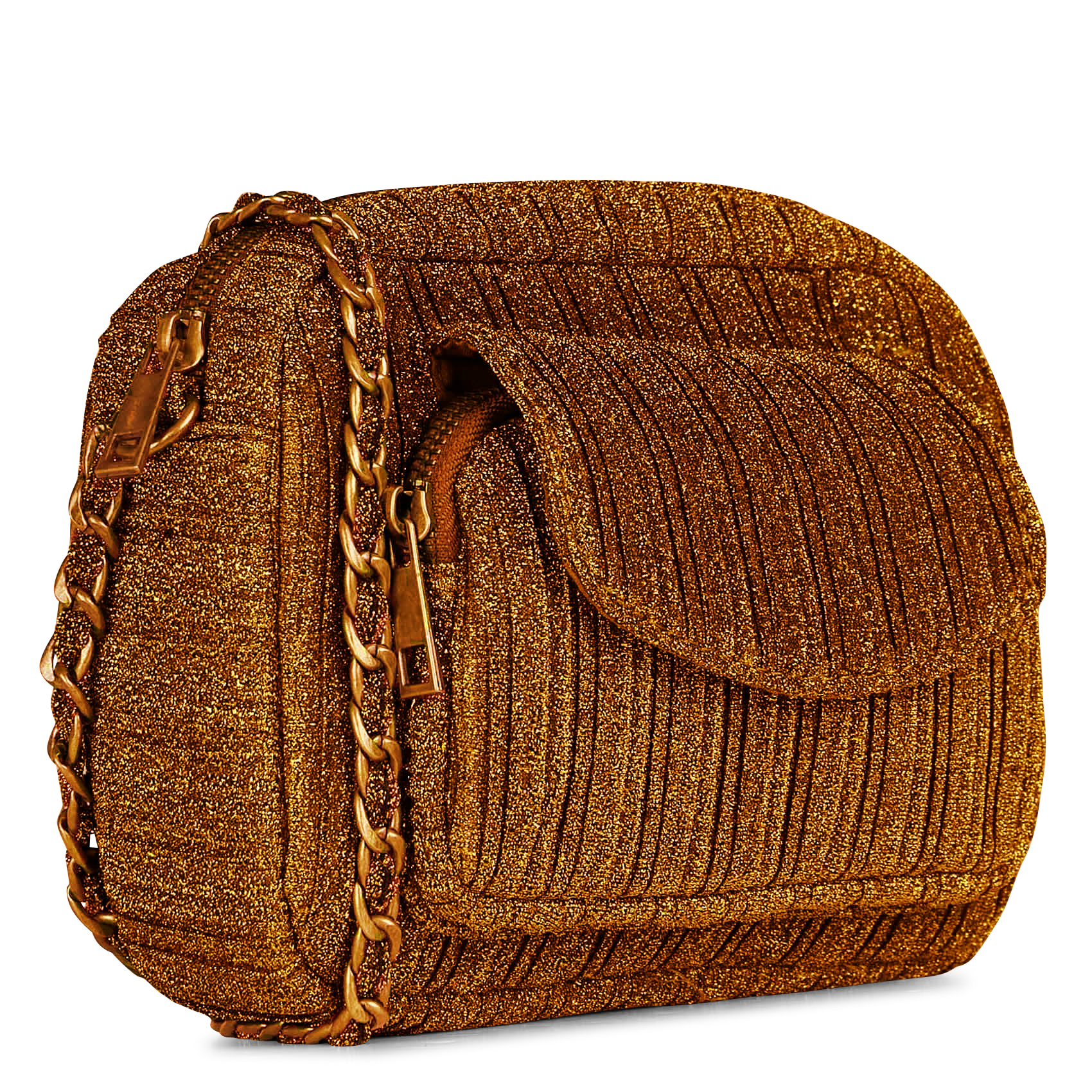 RONJA NAINA - Sac bandoulière pailleté | Orange