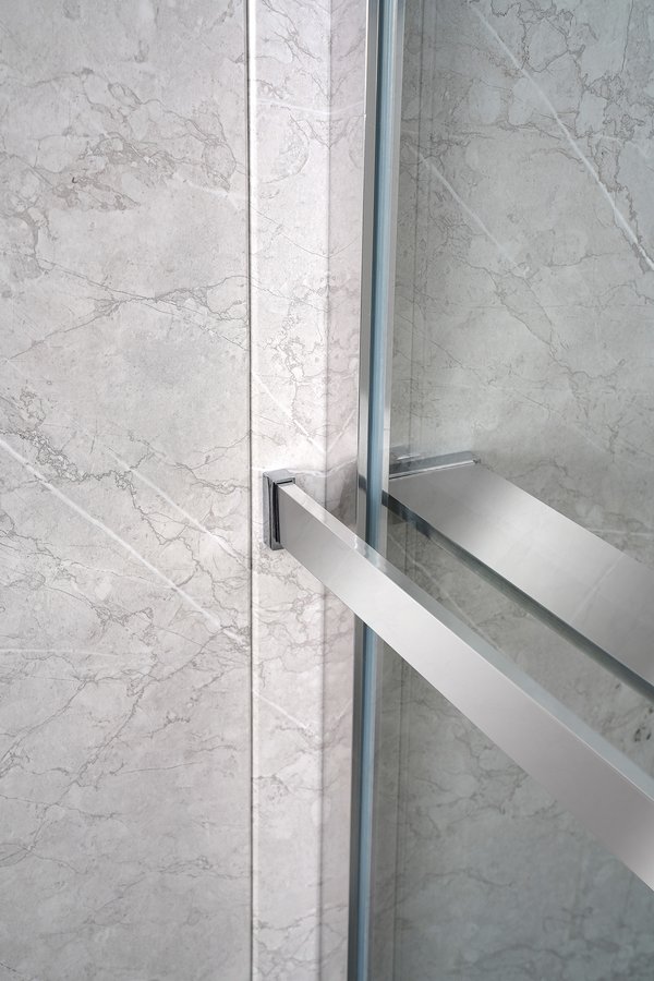 Sapho Shelf handdoekhouder en planchet voor douchewand chroom