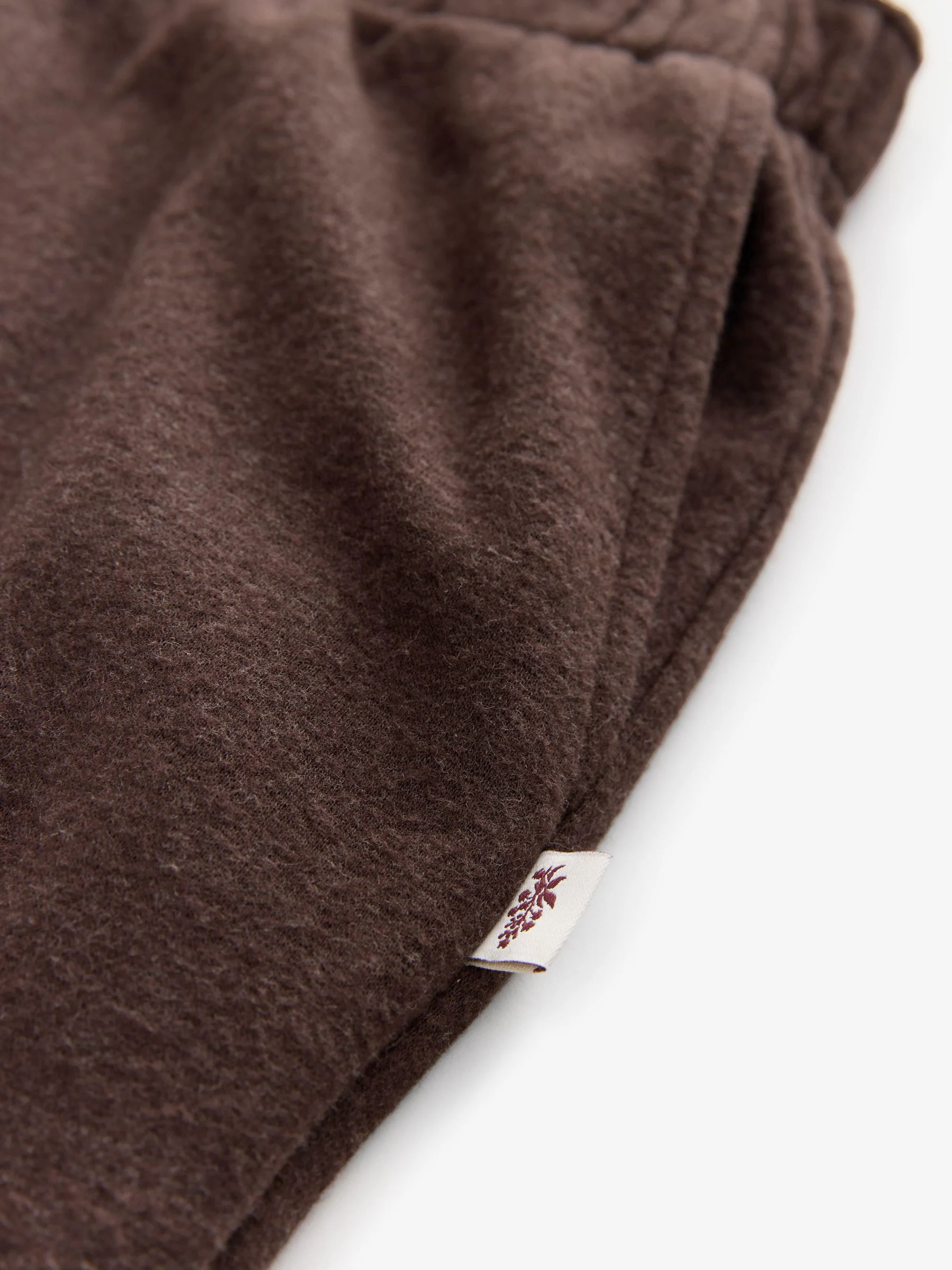 Chocoladebruin - Laura Ashley gebreide loungebroek