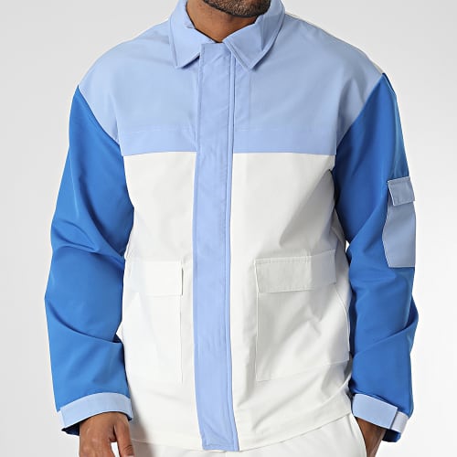Ensemble Cargo KL-2096 Blanc Bleu