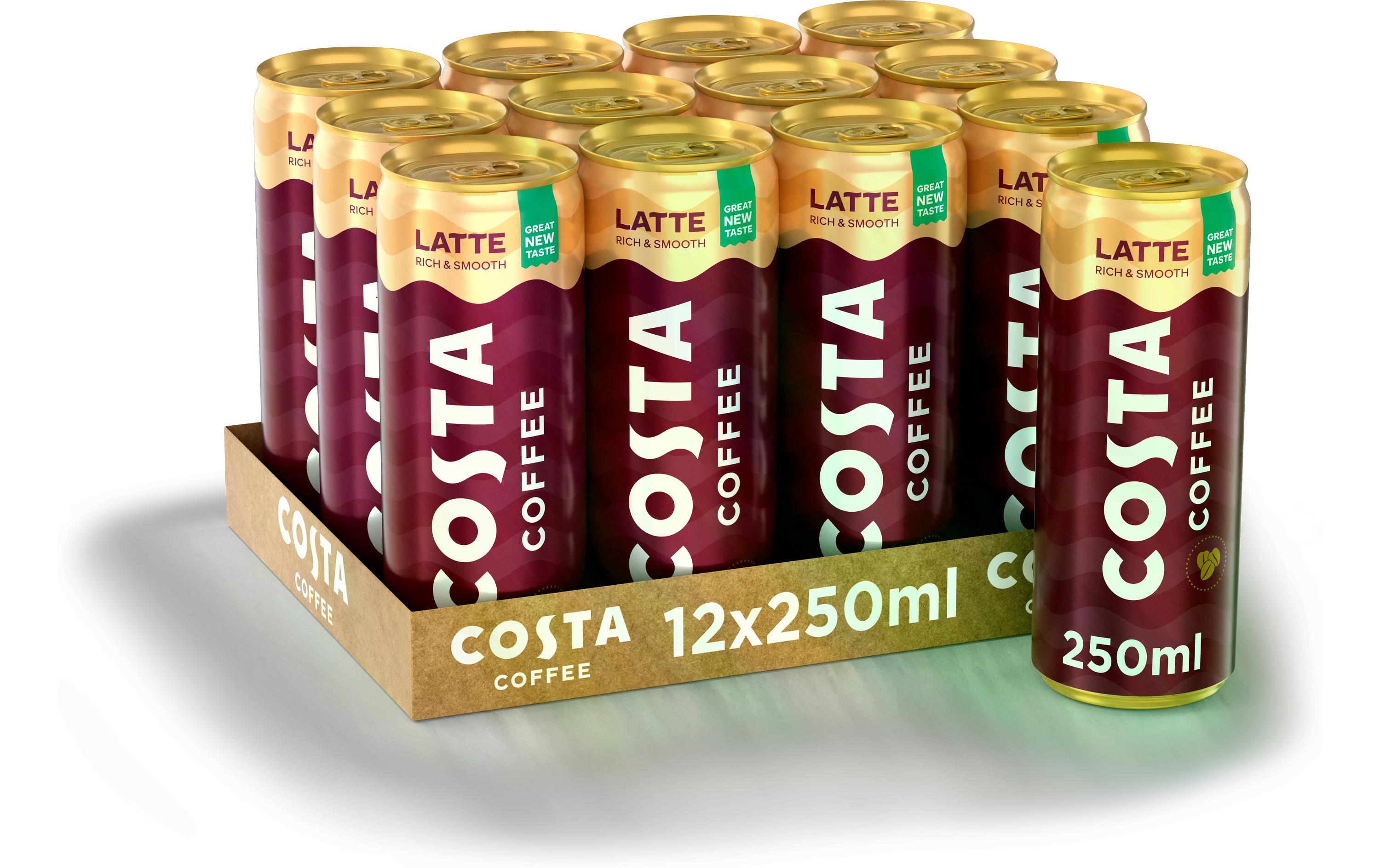 Kaffeegetränk Latte 12 x 0.25 lLeckeres Mischgetränk mit Kaffee und Milch