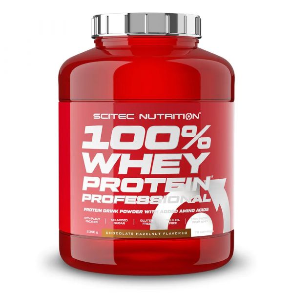 Scitec 100% Whey Protein Professional 2350g Chocolate Avelã